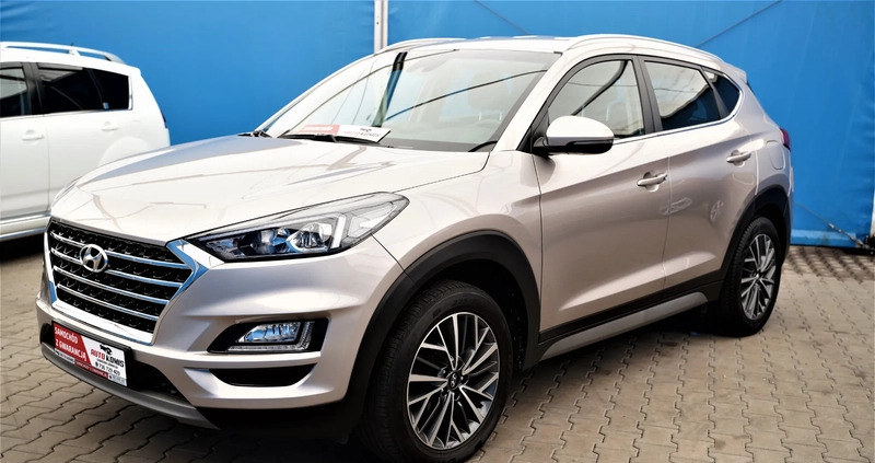 Hyundai Tucson cena 93990 przebieg: 80900, rok produkcji 2019 z Ryn małe 781